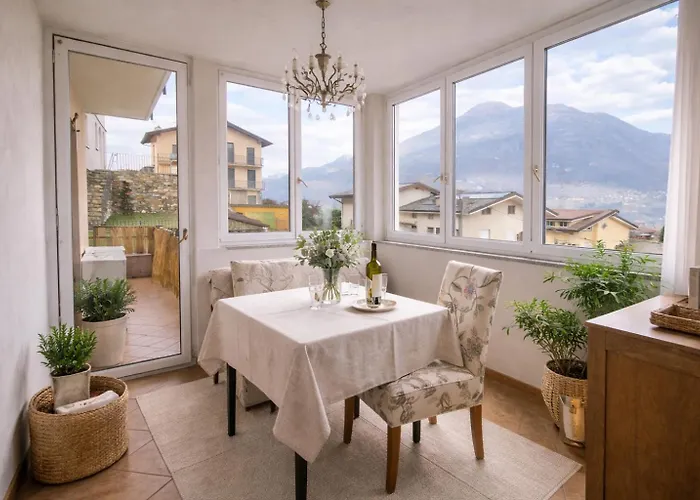 Mary House Panorama Relax Garden With Free Parking Appartement Sondrio